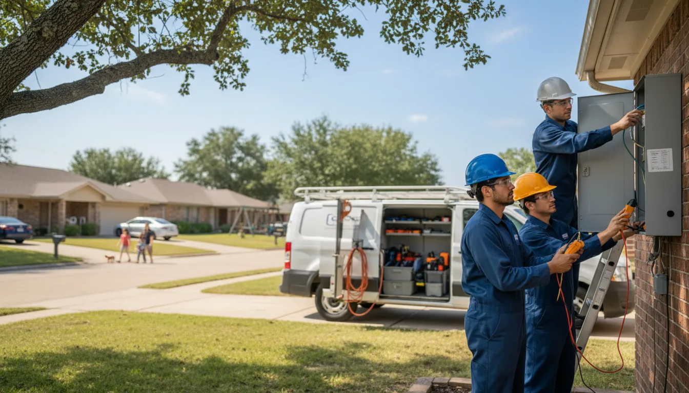 Certified electrician providing emergency electrical services in Green Road, KY